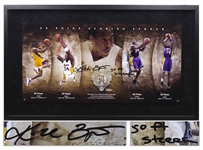 Kobe Bryant Signed Limited Edition 24 x 12 Photo Celebrating His 50 Point Streak -- Kobe Signs Kobe Bryant 50 Pt Streak -- With Upper Deck Authentication